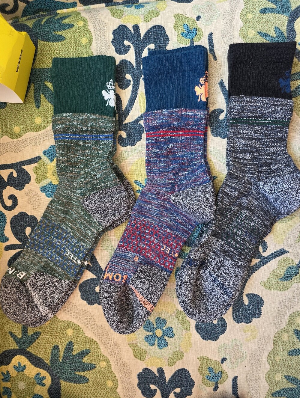 NWT Bombas 3 Pack Hiking Socks Sz Lg